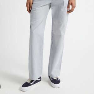 Noah Nyc Pleated Seersucker Stripe Pants 32x29